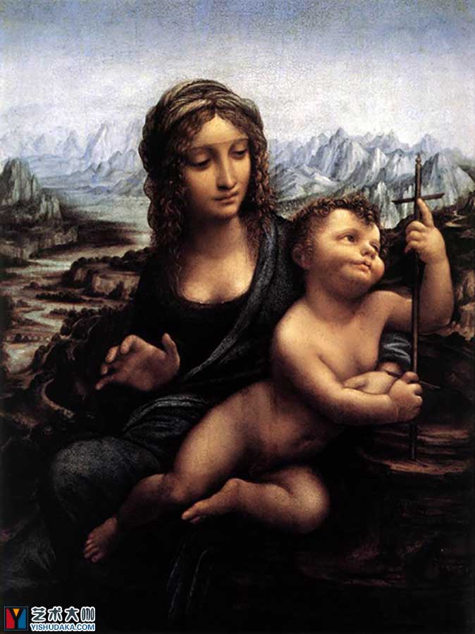Madonna with thernwinder after-oil painting