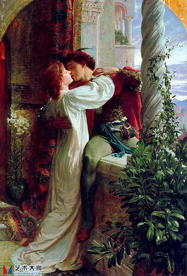 罗密欧与朱丽叶（二）油画作品