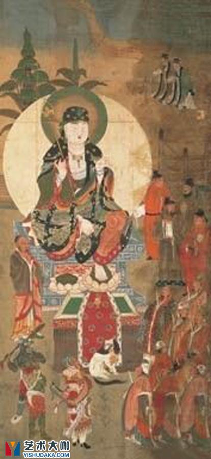Maitreya s grain chart-mural