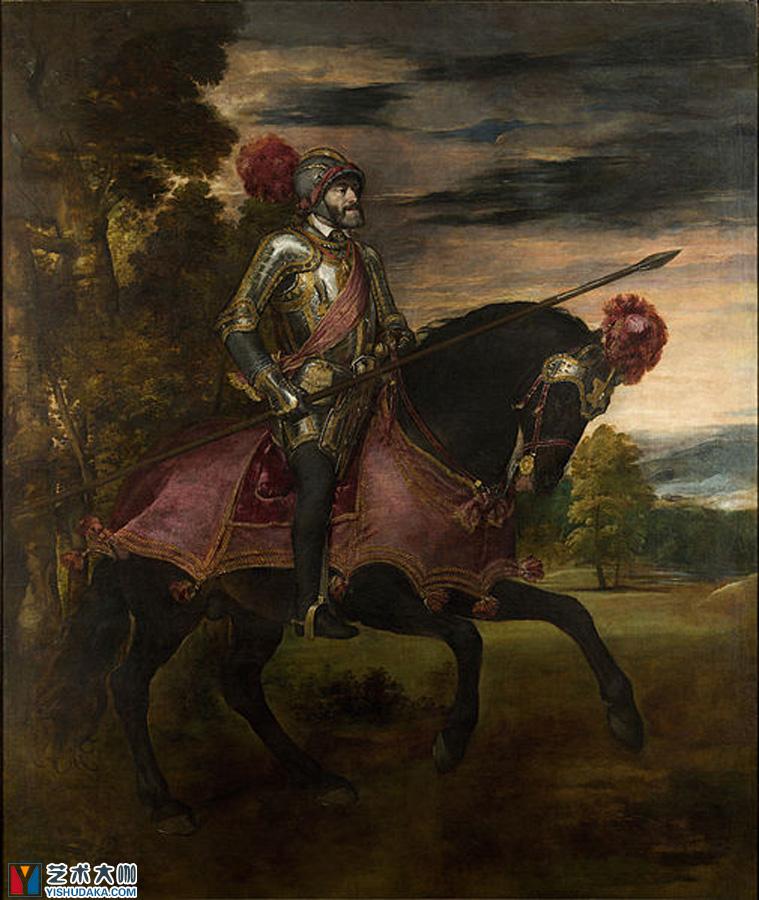 Equestrian Portrait of Charles V-oil painting