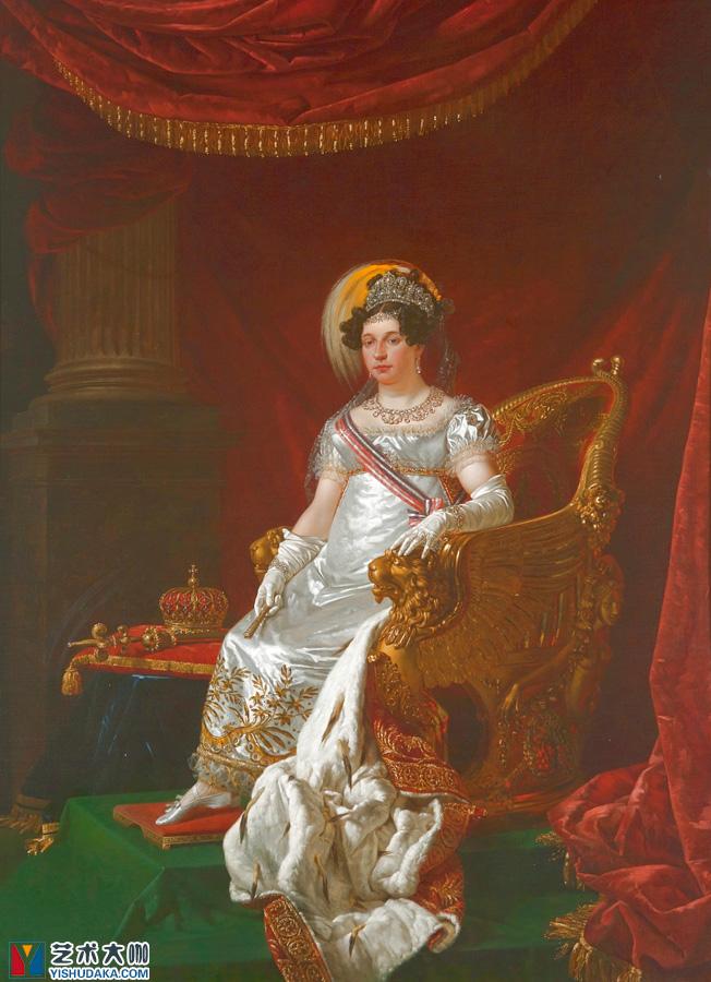 Maria Isabella Infanta di Spagna-oil painting