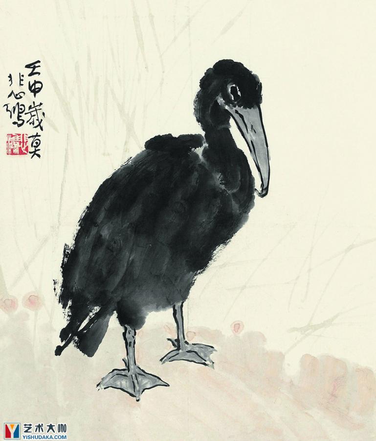 Waterfowl illustration-chinese painting