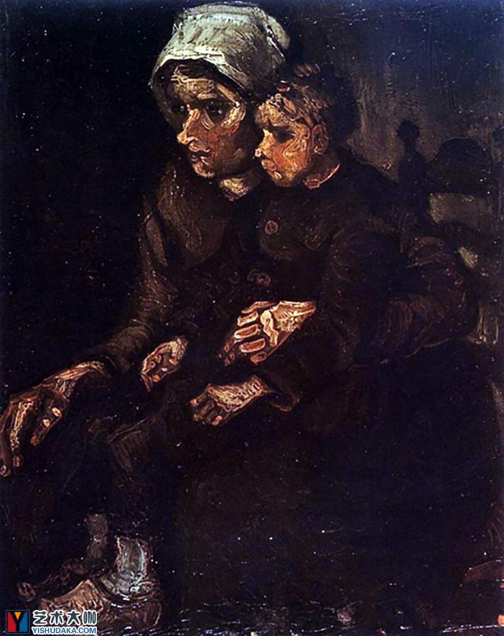 Peasant Woman with a Child in Her Lap